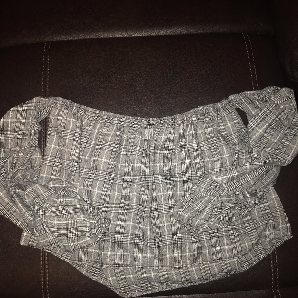 Plaid Crop top